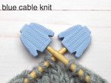 Fox and Pine Stitch Stoppers