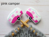 Fox and Pine Stitch Stoppers