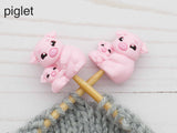 Fox and Pine Stitch Stoppers