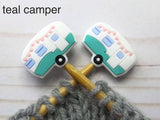 Fox and Pine Stitch Stoppers