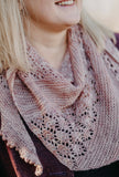 Elm Leaf Shawlette Kit by Cecily Grove Yarns