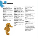 Mini Amigurumi Ocean:26 Tiny Sea Creatures to Crochet (Hardcover) - Sarah Abbondio