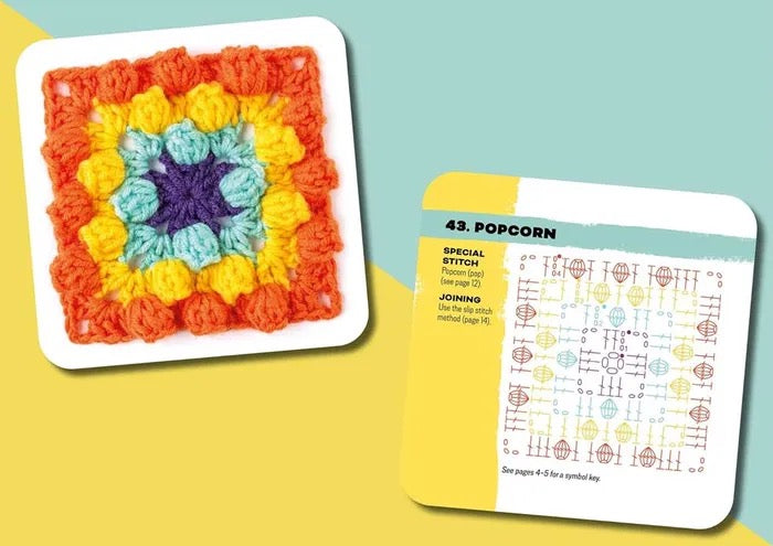 The Granny Square Card Deck: 50 Mix and Match Designs - Claire Montgom