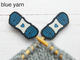 Fox and Pine Stitch Stoppers