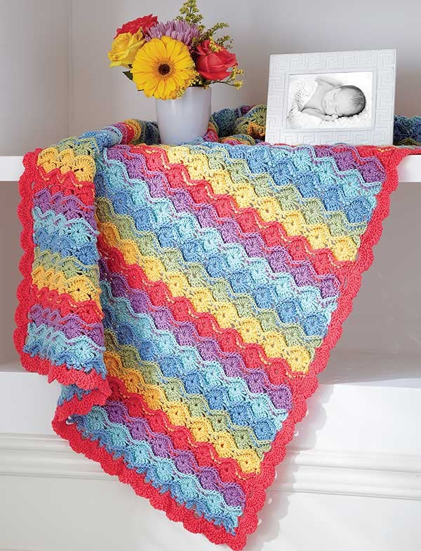 Cushy Crocheted Blanket Pattern – Mary Maxim Ltd