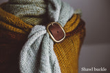 Shawl pins, clasps and cuffs
