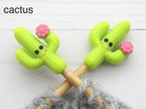 Fox and Pine Stitch Stoppers