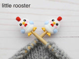 Fox and Pine Stitch Stoppers