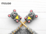 Fox and Pine Stitch Stoppers