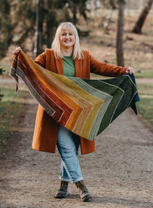Kolorblok Shawl Kit by Cecily Grove Yarns