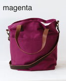 Twig and Horn Canvas Crossbody Project Tote