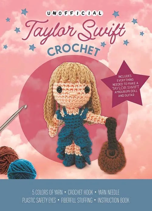 Unofficial Taylor Swift Crochet Kit: Includes Everything Needed to Make a Taylor Swift Amigurumi Doll & Guitar - Katalin Galusz