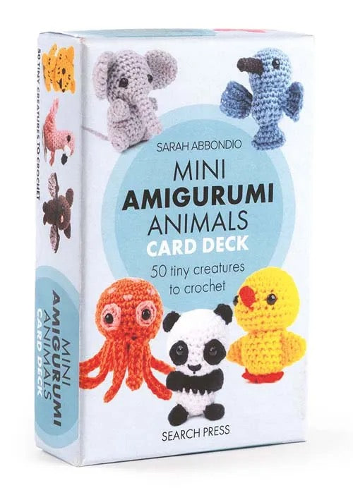 Mini Amigurumi Animals Card Deck: 50 Tiny Creatures to Crochet - Sarah Abbondio