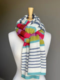 Ikigai Fiber Striped Elements Scarf and Hat Kit - A. Opie Designs
