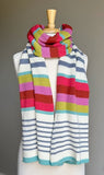 Ikigai Fiber Striped Elements Scarf and Hat Kit - A. Opie Designs