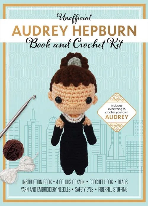 Unofficial Audrey Hepburn Book and Crochet Kit  - Katalin Galusz