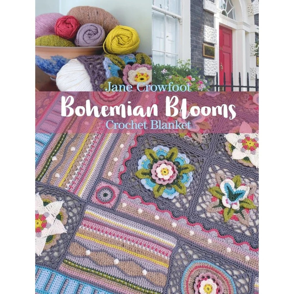 Bohemian Blooms Crochet Blanket - Jane Crowfoot – The Yarn Bowl