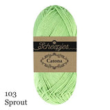 Scheepjes Catona (colours 074 - 399)