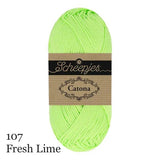 Scheepjes Catona (colours 074 - 399)