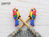 Fox and Pine Stitch Stoppers