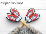 Fox and Pine Stitch Stoppers