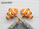 Fox and Pine Stitch Stoppers