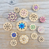 Bamboo buttons