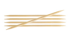 KnitPro Bamboo Double Pointed Needles - 15cm