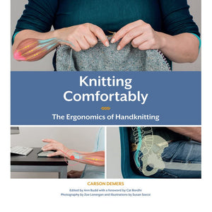 Knitting Comfortably: The Ergonomics of Handknitting (Hardcover) - Carson Demers