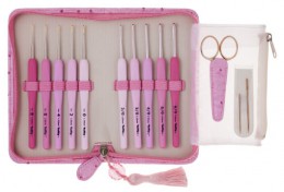 Tulip Etimo Rose Lace Crochet Hook with Cushion Grip Set