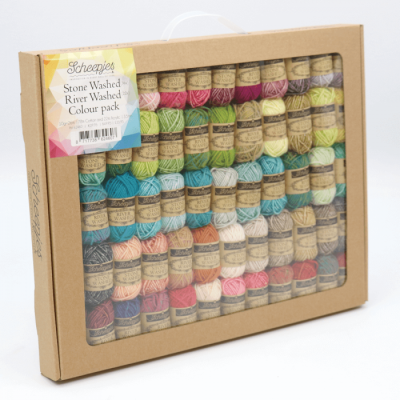 Scheepjes Stone Washed / River Washed Colour Pack